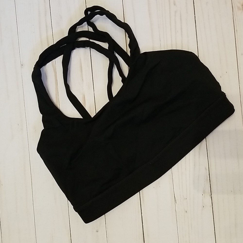 Black lululemon energy sports bra‎ 6